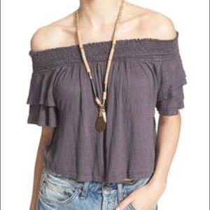 Free People Off the Shoulder Top